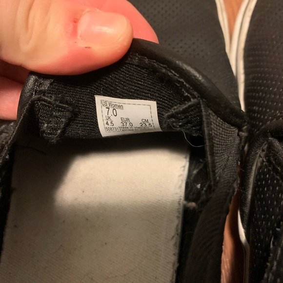 Selling  Vans leather slip on shoes. Worn but good condition - Picture 7 of 7